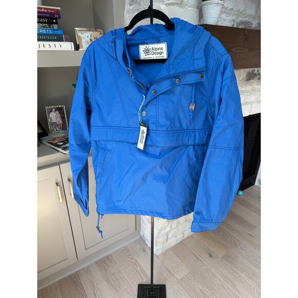 Alpine Design Men's Blue Infusion Anorak Jacket Size S - Picture 4 of 7